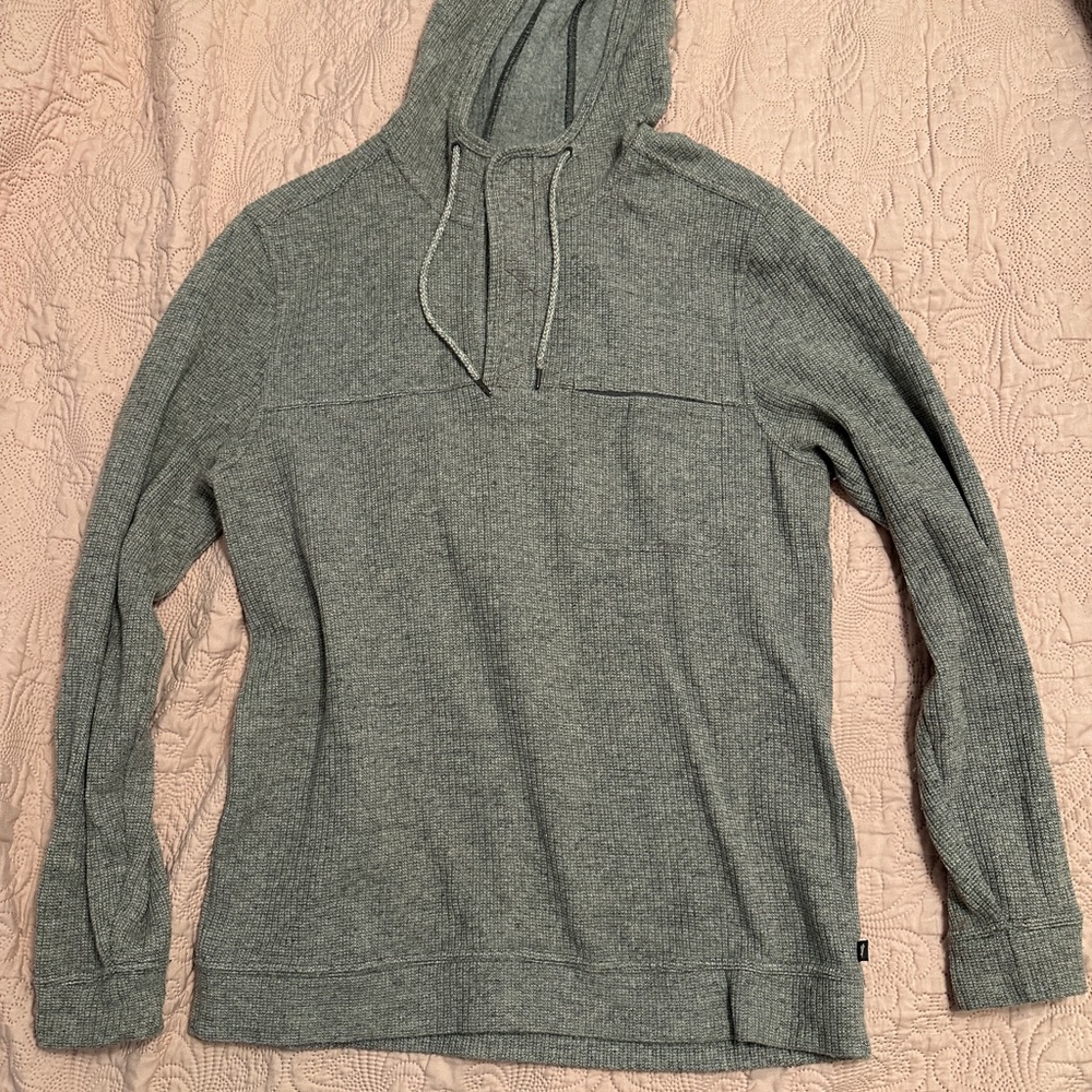 Men's Gray toad and co briethorn sweater hoodie